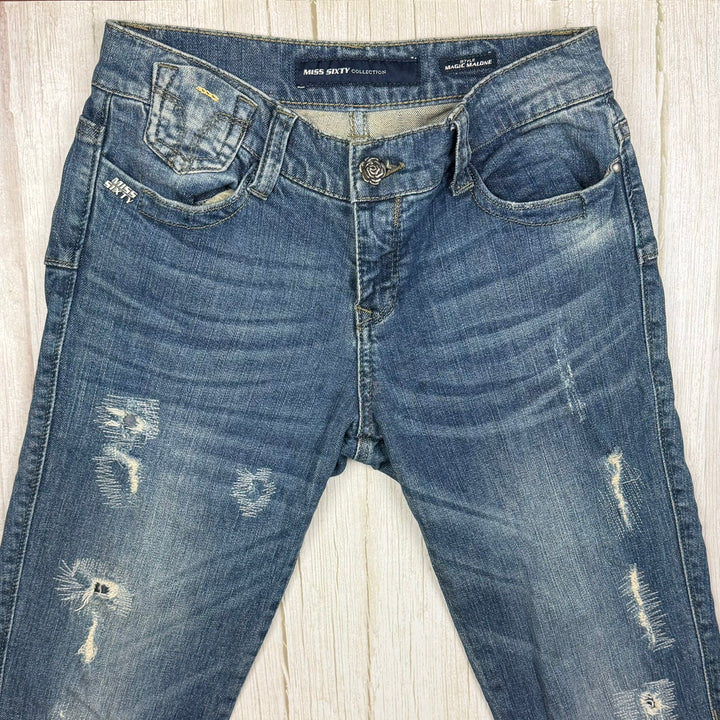 Miss Sixty Low Rise 'Magic Malone' Y2K Jeans -Size 26