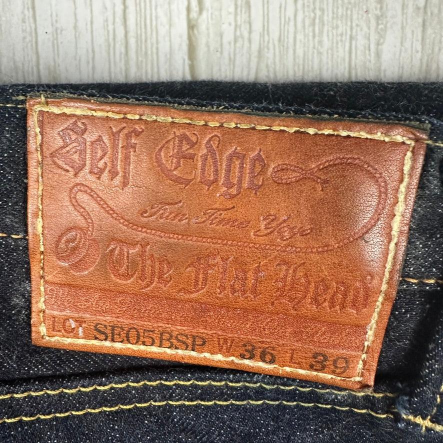 The Flat Head Mens Selvedge Jeans Made in Japan - Suit Size 34/38