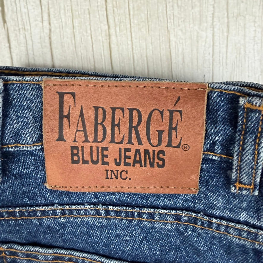 Fabergé Vintage 1980's Aussie Made  High Waist Baggies Jeans- Suit Size 8/10
