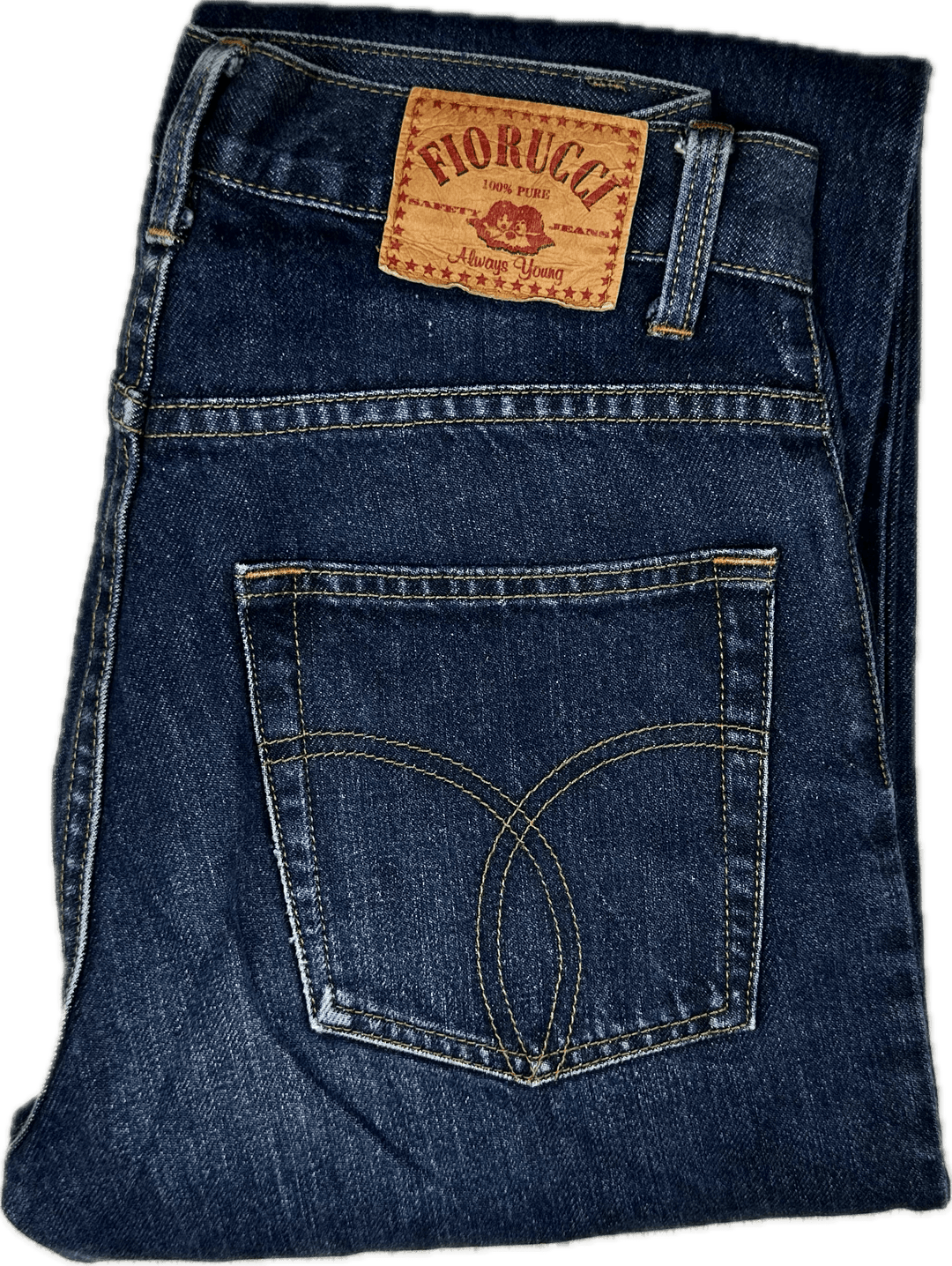 Fiorucci 90's Classic Bootcut  Denim Jeans- Suit Size 7/8