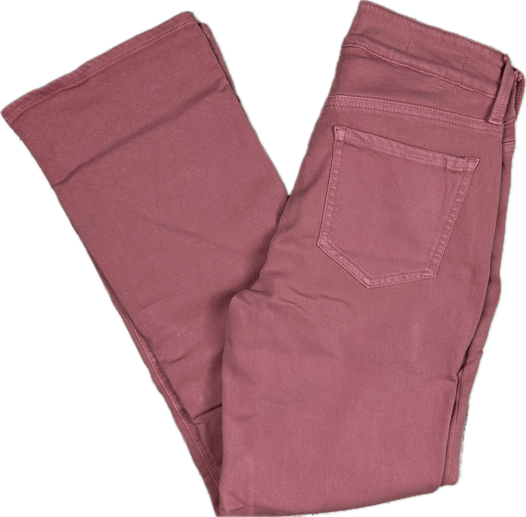 NYDJ Lift & Tuck 'Marilyn Straight' Rose Pink Jeans -Size US 4P or ( 8AU) - Jean Pool