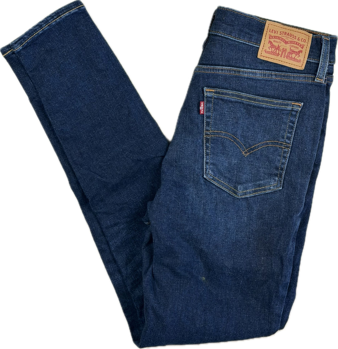 Levis 710 High Rise Super Skinny  Denim Jeans - Size 29