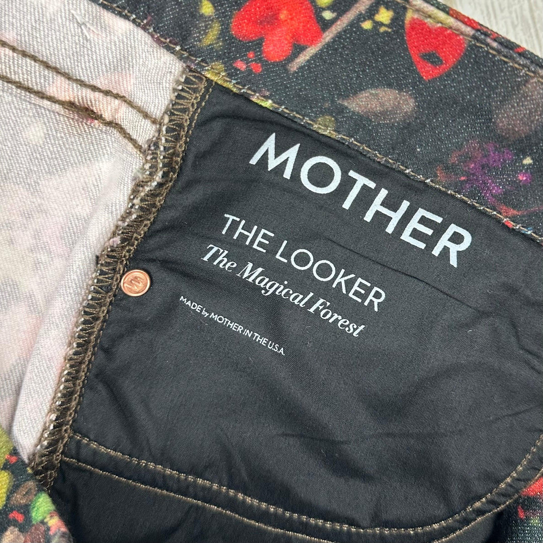 Mother 'The Looker' The Magical Forest Print Jeans - Size 31 - Jean Pool
