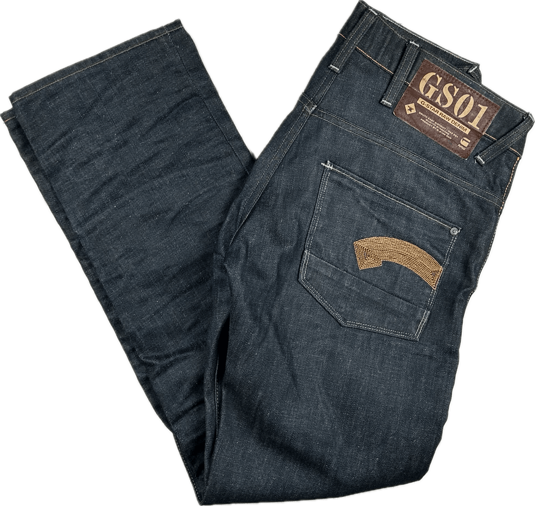 G Star  Raw Mens 'Heller Low Straight' Jeans -Size 31/32