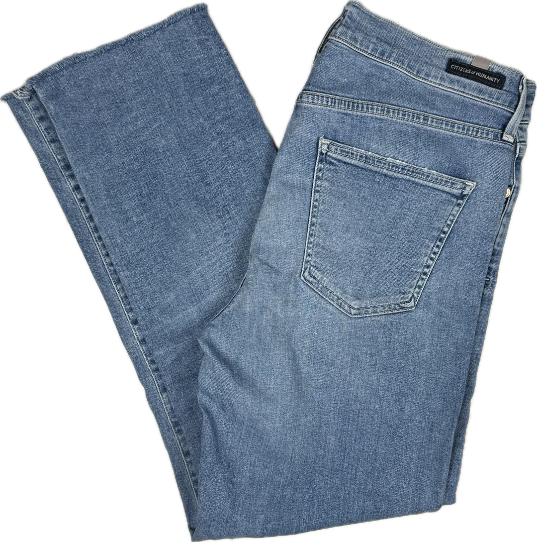 Citizens of Humanity 'Cara' Mid Rise Cigarette Ankle Jeans - Size 32