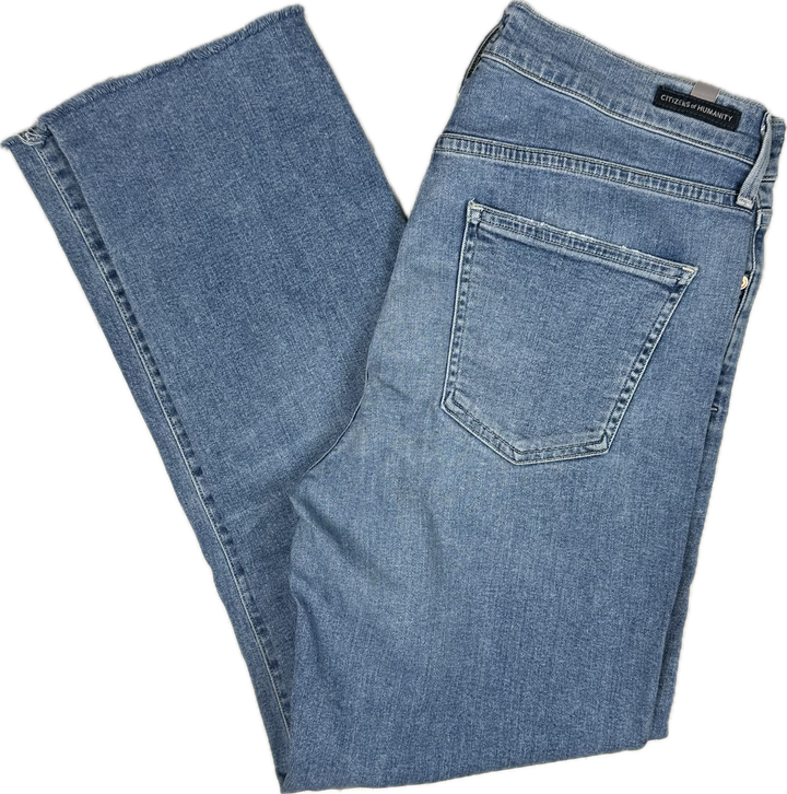 Citizens of Humanity 'Cara' Mid Rise Cigarette Ankle Jeans - Size 32