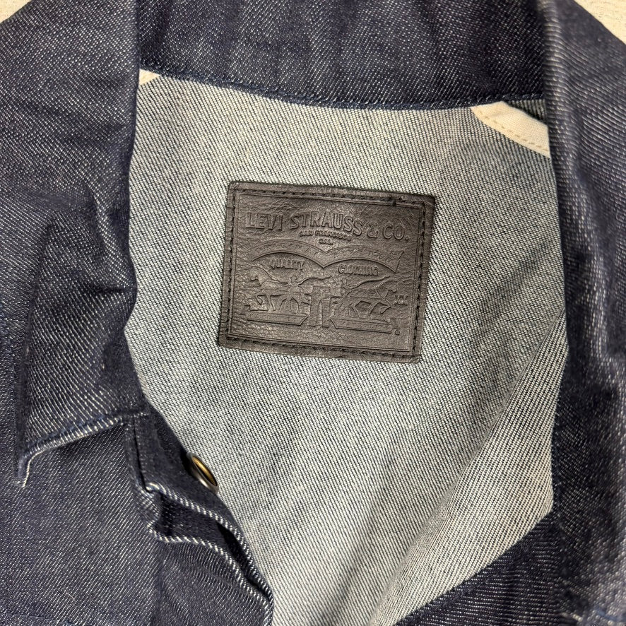 Levis Classic Red Tab Ladies Dark Denim Jacket - Size M