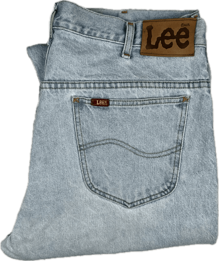 Vintage Lee Loose Straight Mens Jeans- Size 38" - Jean Pool