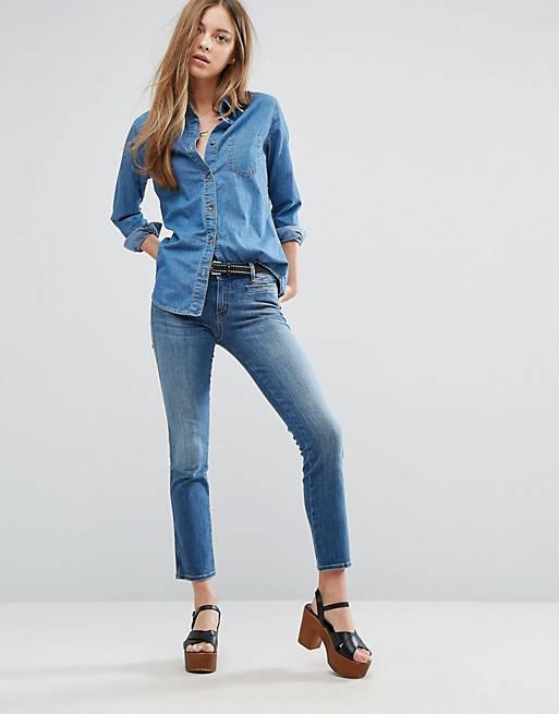 MIH 'Paris Jean' Mid Rise Cropped Slim Jeans- Size 25 - Jean Pool