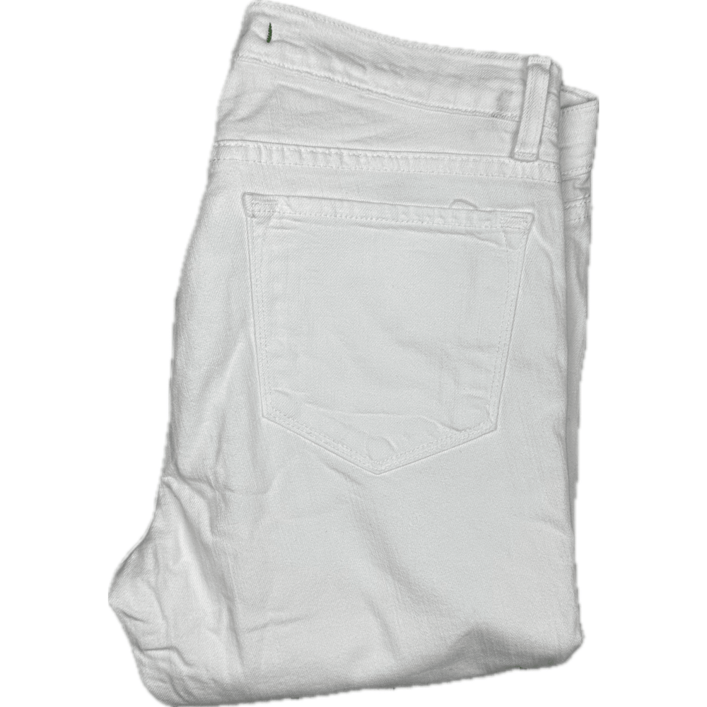 J Brand 'Skinny Leg' Mid Rise White Jeans - Size 29 - Jean Pool