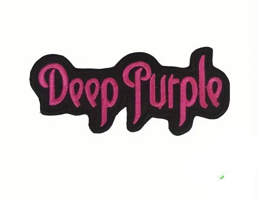 Deep Purple- Embroidered Patch