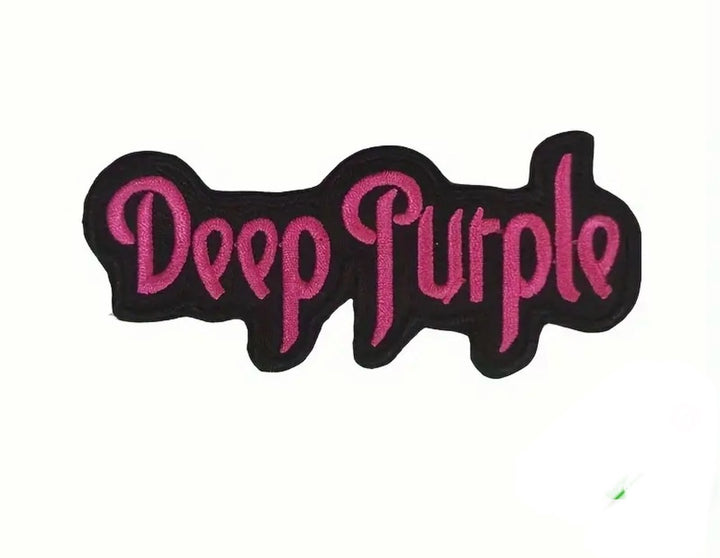 Deep Purple- Embroidered Patch