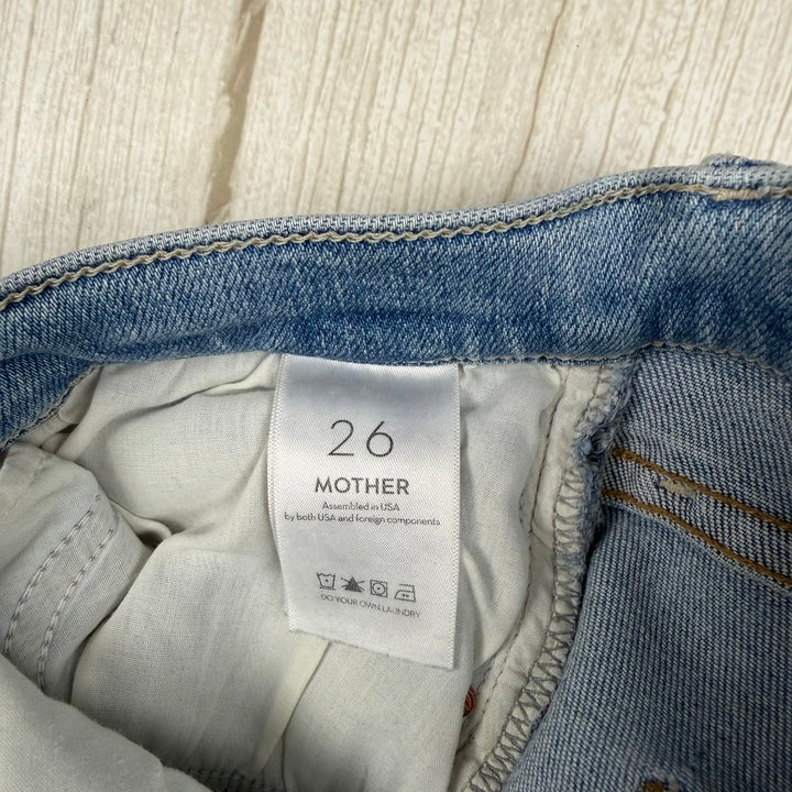 Mother 'The Mid Rise Dazzler' In the Blink of an Eye Jeans - Size 26