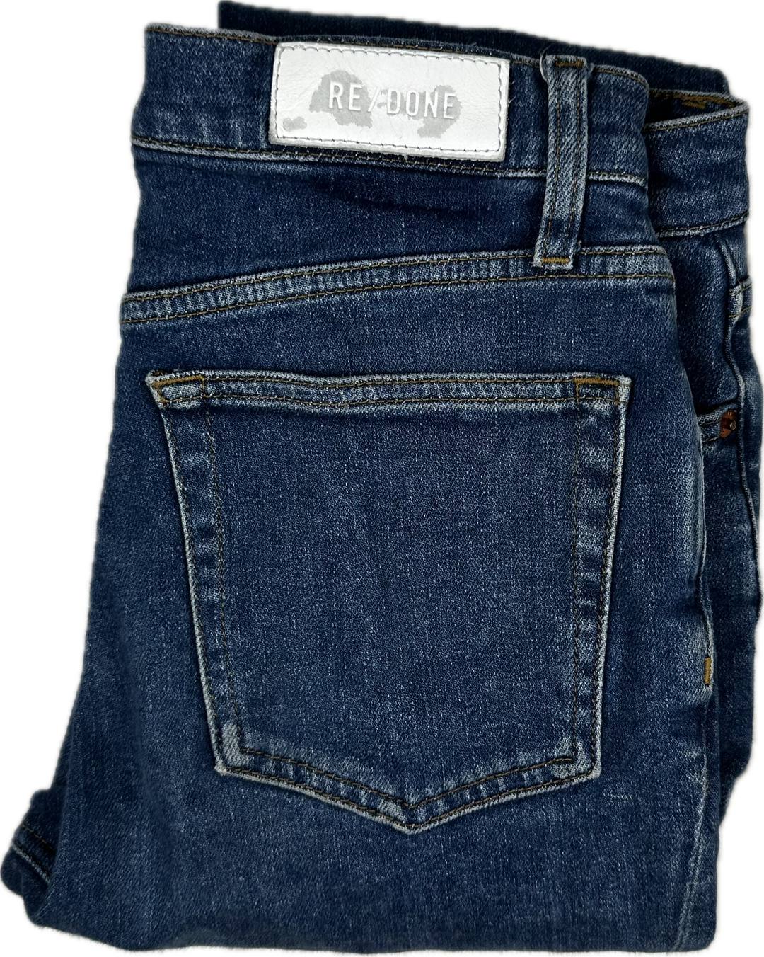 RE/DONE 90's High Rise Ankle Crop Jeans -Size 29