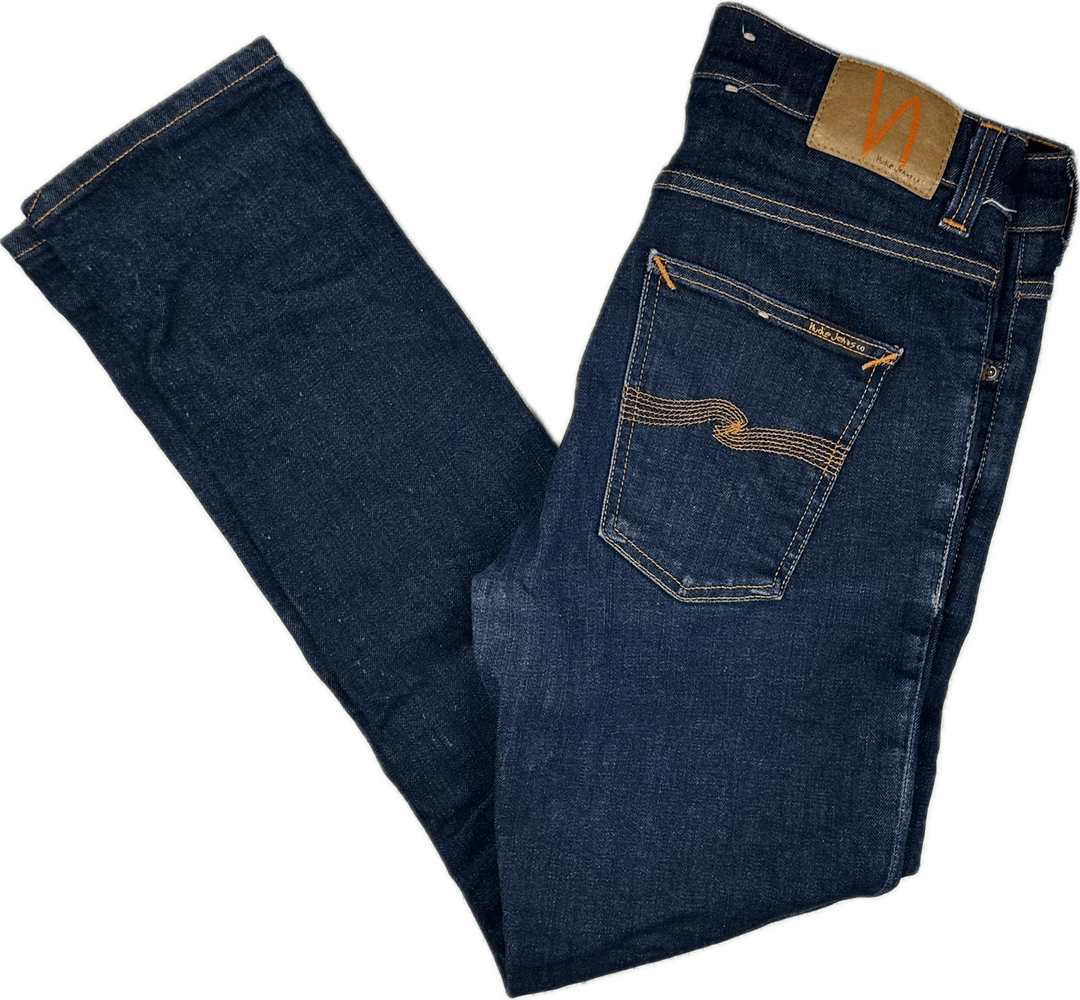 Nudie 'Lean Dean' Dry 16 Dips Wash Organic Cotton Jeans- Size 32/32