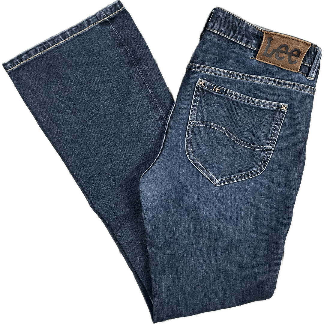 Lee Jeans Vintage Wash ' Bootcut L2 ' Stretch Jeans- Size 12 - Jean Pool