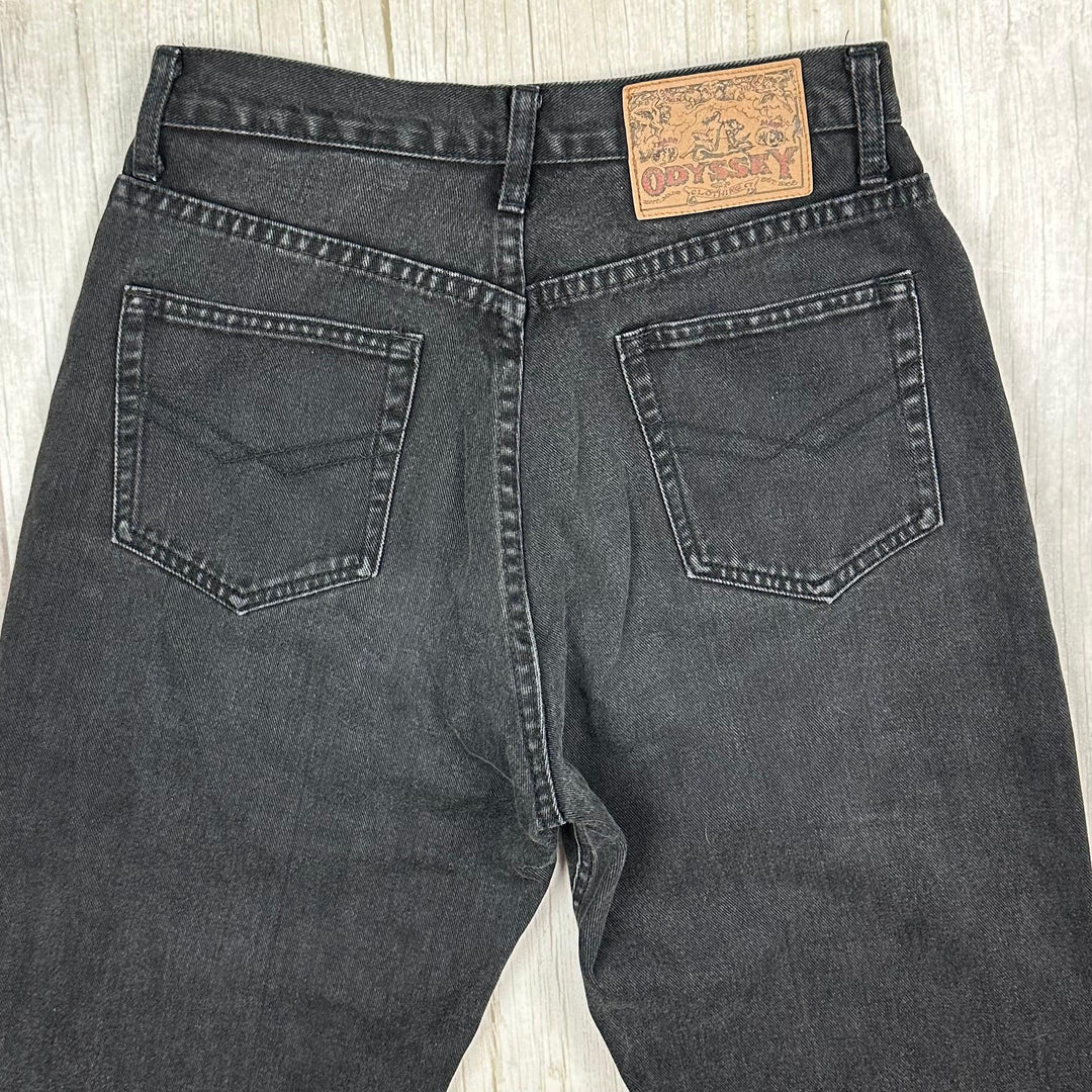 80's Vintage ODYSSEY Australian Made Tapered Jeans-Suit Size 8/9