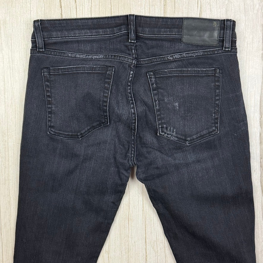 R13 Made in Italy Stretch 'Alison Crop' Jeans- Size 28