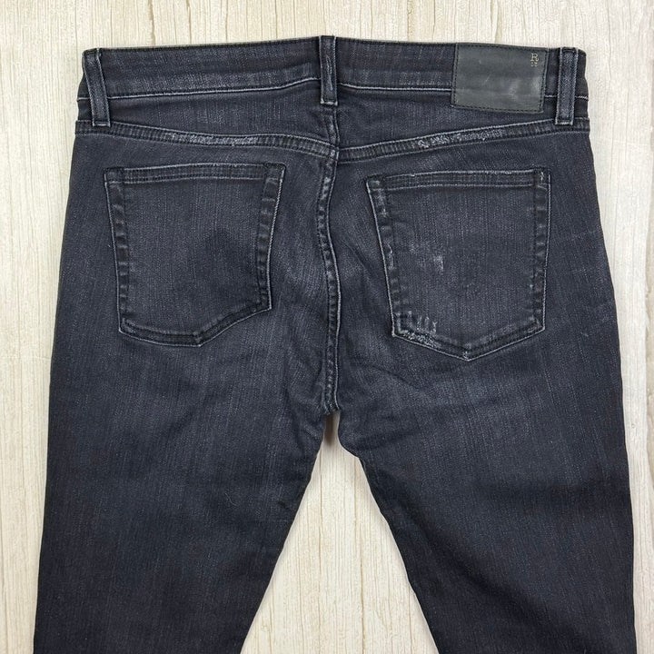 R13 Made in Italy Stretch 'Alison Crop' Jeans- Size 28