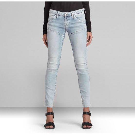 G Star Raw Womens 5620 Mid Rise Skinny Jeans -Size 28 - Jean Pool