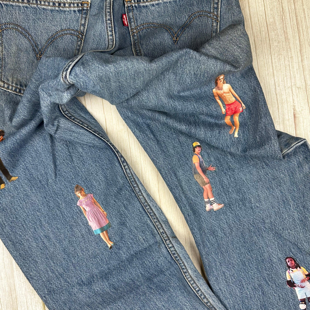 Levis x Stranger Things Netflix Ladies 'Dad Jeans' -Size 26