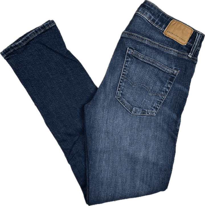 American Eagle Airflex+ Slim Stretch Jeans - Size 30 - Jean Pool