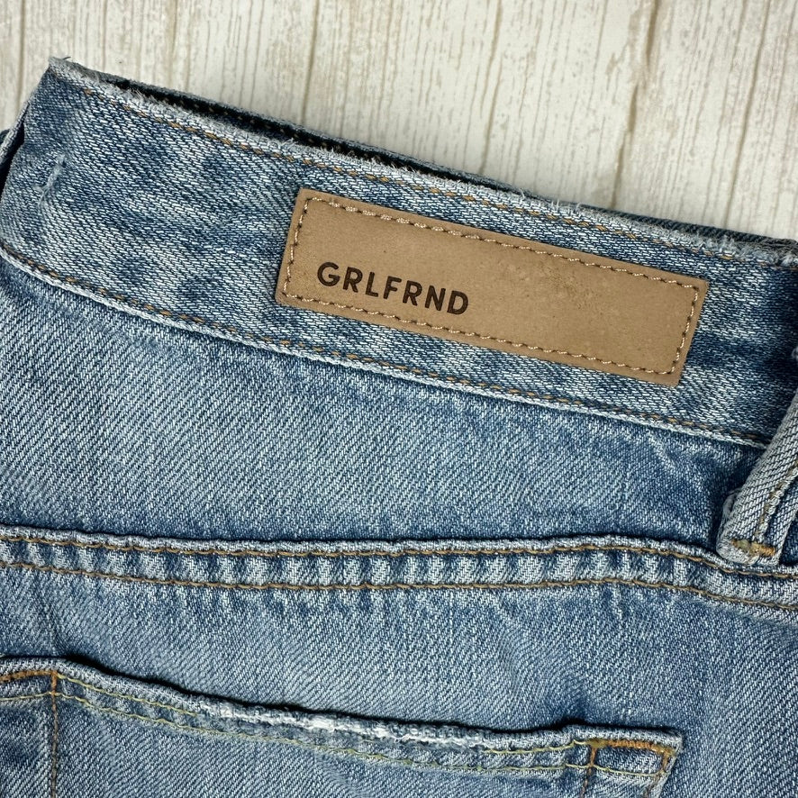 GRLFRND 'Carla' High Rise Bell Jeans -Size 28