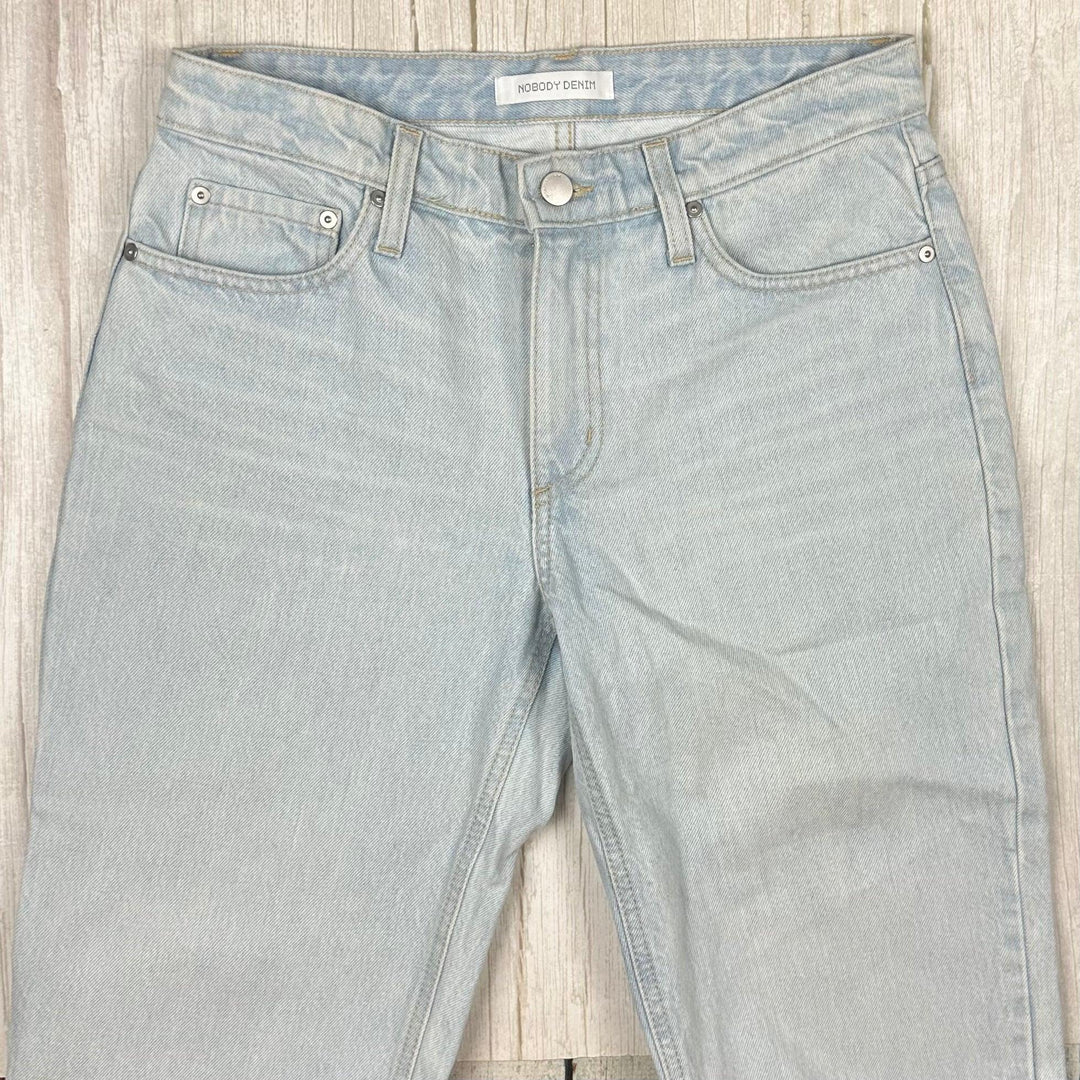 NOBODY 'Phoebe' Low Straight Jean in Dreamy Blue Wash Size 26