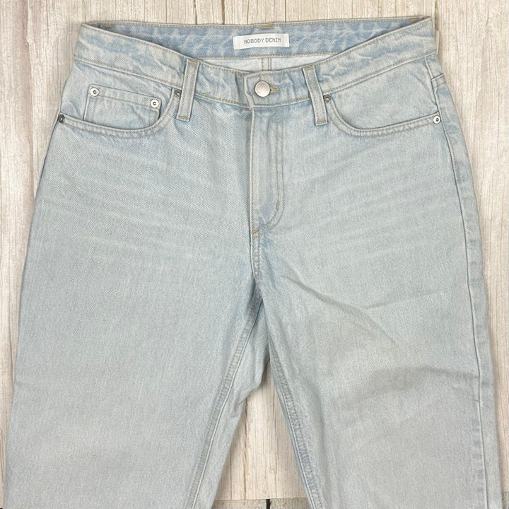 NOBODY 'Phoebe' Low Straight Jean in Dreamy Blue Wash Size 26