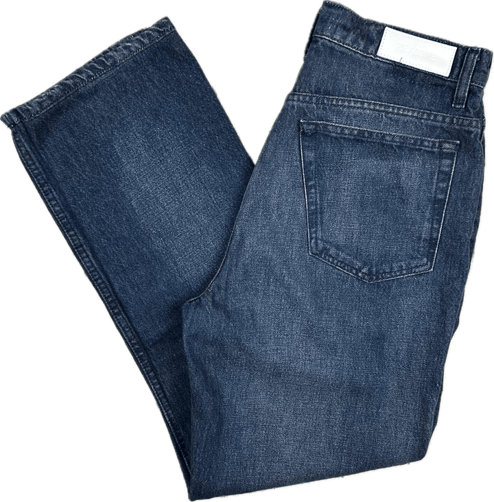 RE/DONE 70s Straight Dark Wash Jeans -Size 28 - Jean Pool