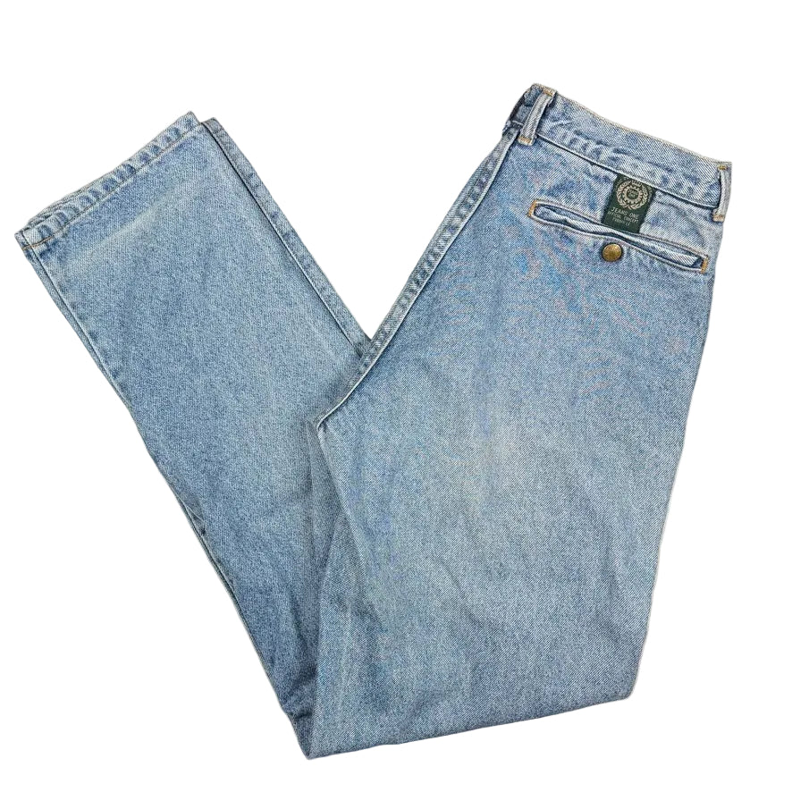 Vintage 1980's Australian Made 'Jeans One' Pant Cut Jeans- Suit Size 30"