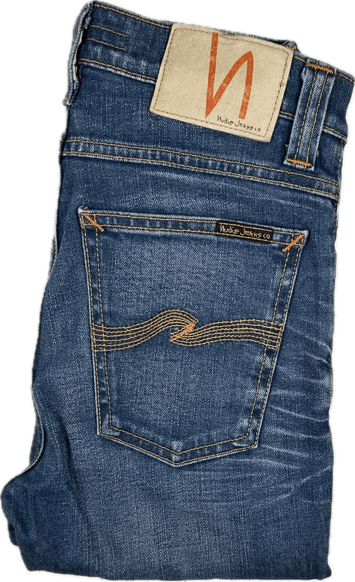 Nudie 'High Kai' Dark Used Denim Jeans- Size 27S