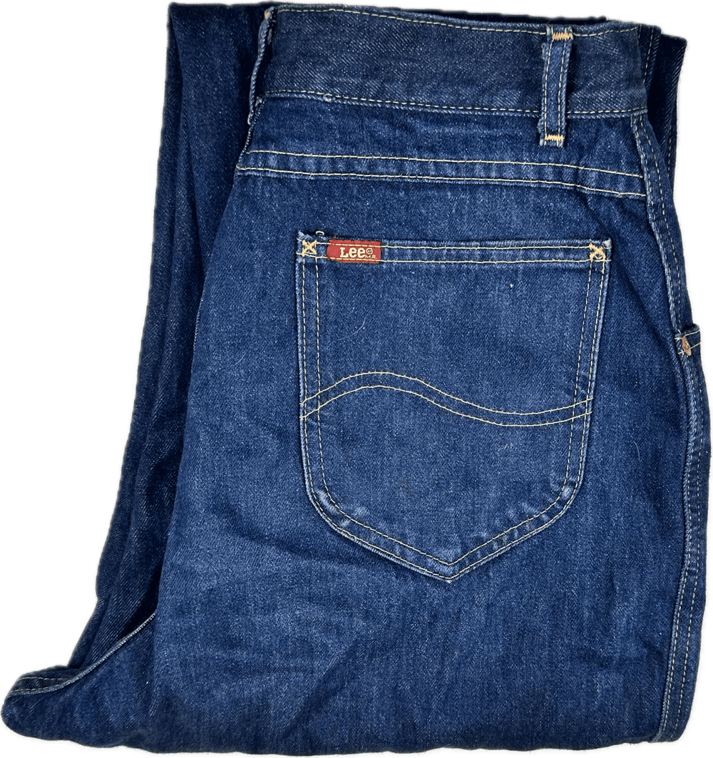Lee Riders Vintage 80's Tapered Denim Jeans- Suit Size 11 - Jean Pool