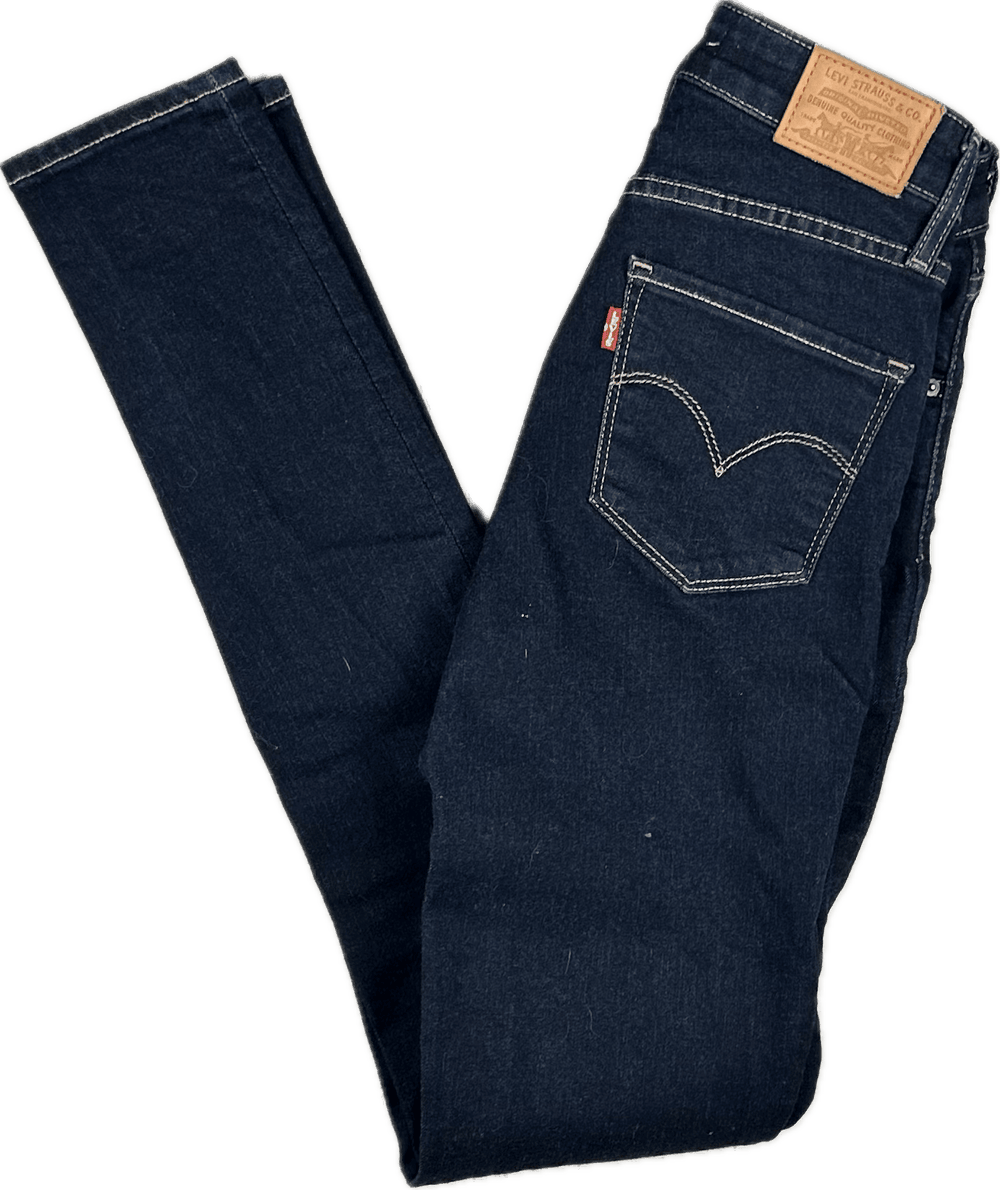 Levis 721 Ladies 'High Rise Skinny' Jeans - Size 25 - Jean Pool