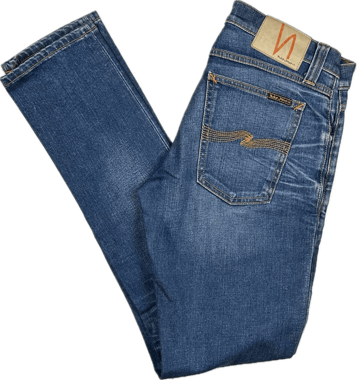 Nudie Jeans Co 'Tight Long John' Dark Used Denim Jeans - Size 28/32