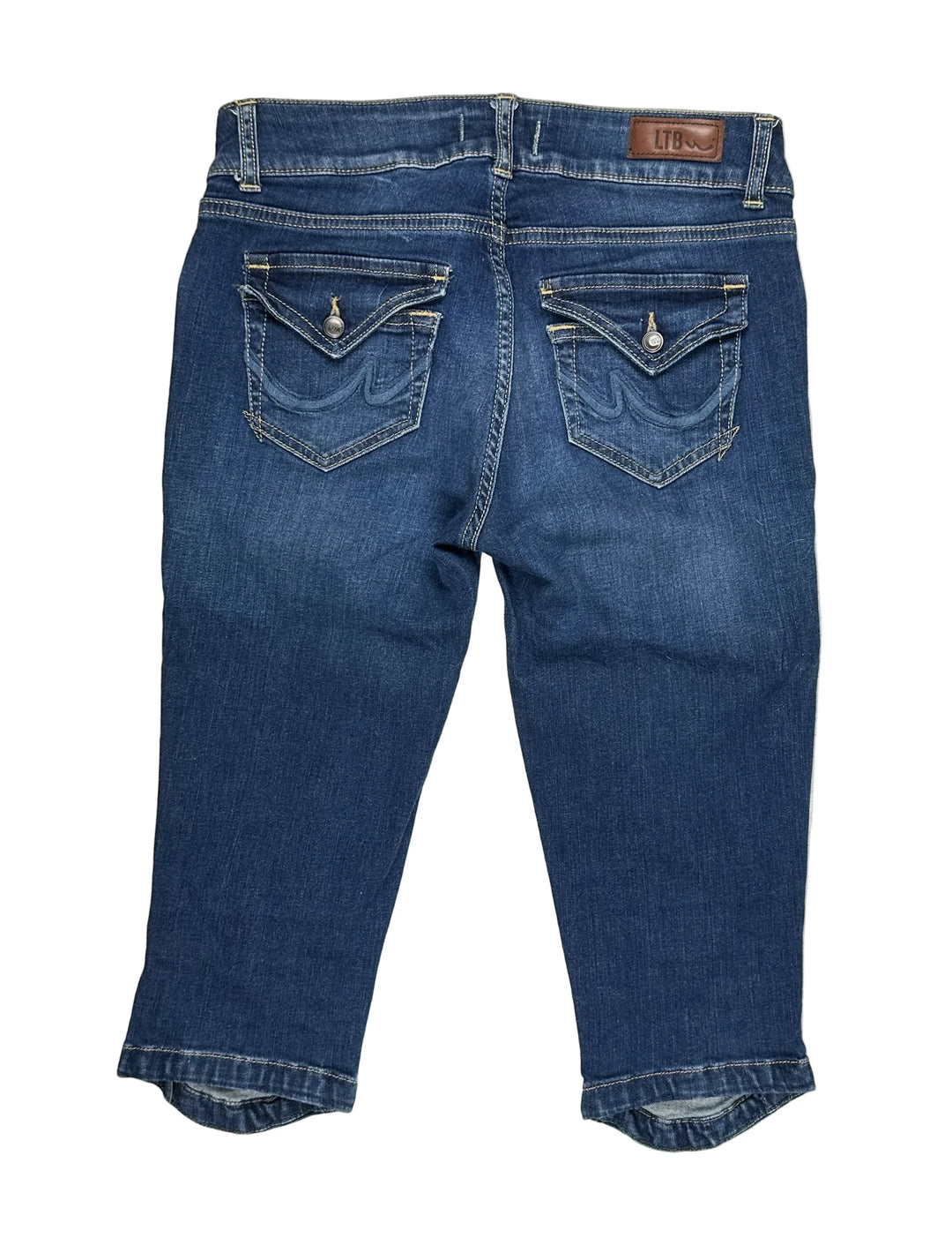 LTB Low Rise 'Cycle X' Skinny Capri Denim Shorts- Size 28