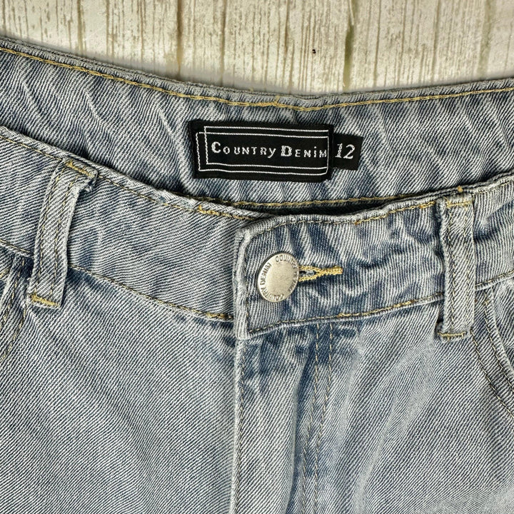 Country Denim Ladies 'Darcy' Wide Flare Jeans  -Size 12