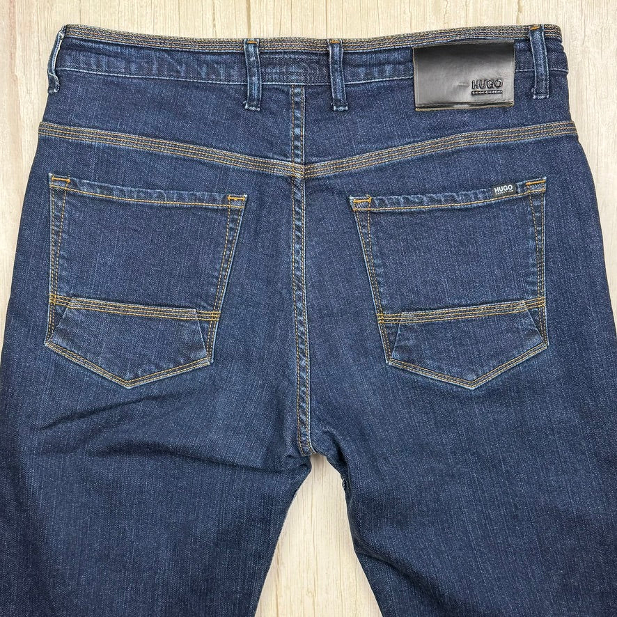 HUGO by Hugo Boss Mens Classic Straight Fit Jeans - Size 35R