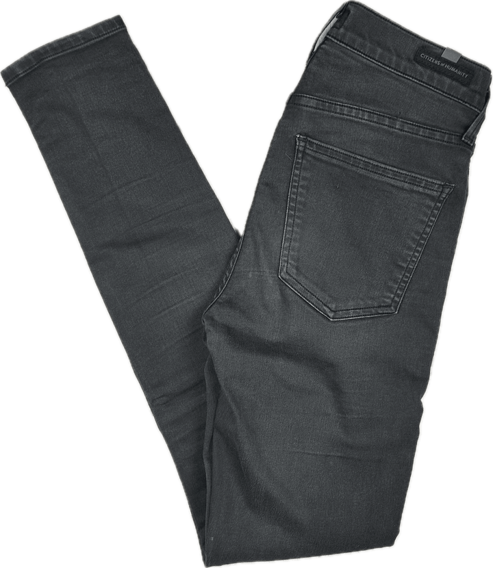 Citizens of Humanity 'Rocket' High Rise Dahlia Black Jeans - Size 25 - Jean Pool