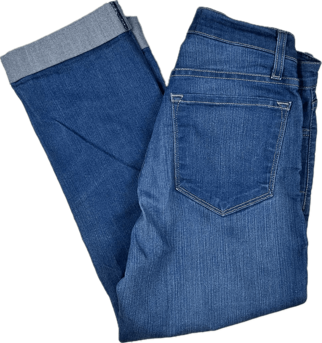 NYDJ Cropped Cuffed Stretch Ladies Jeans -Size US 2 or AU 6 - Jean Pool