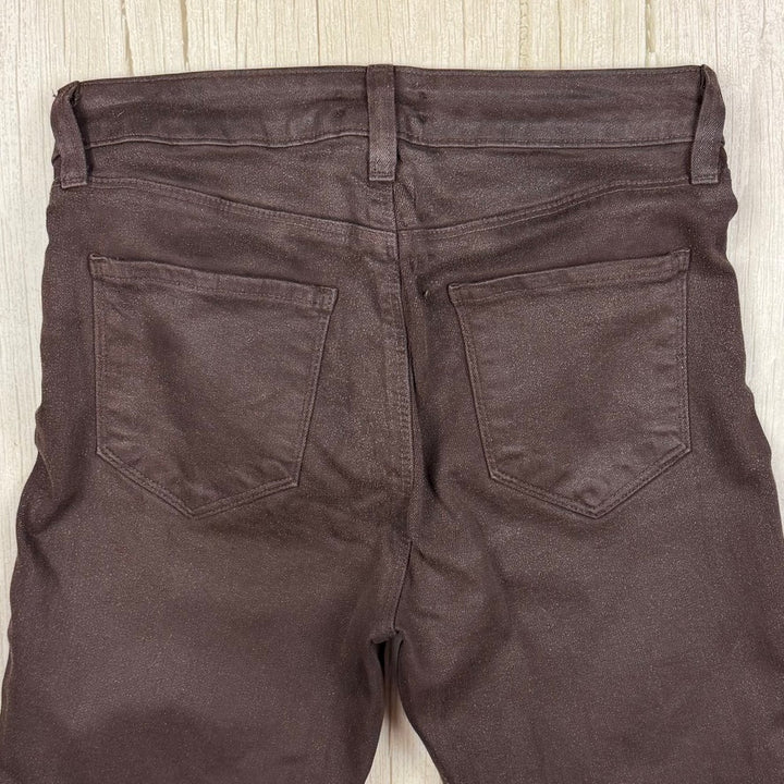 L'Agence 'Margot' Skinny Chocolate Crop Jeans- Size 26