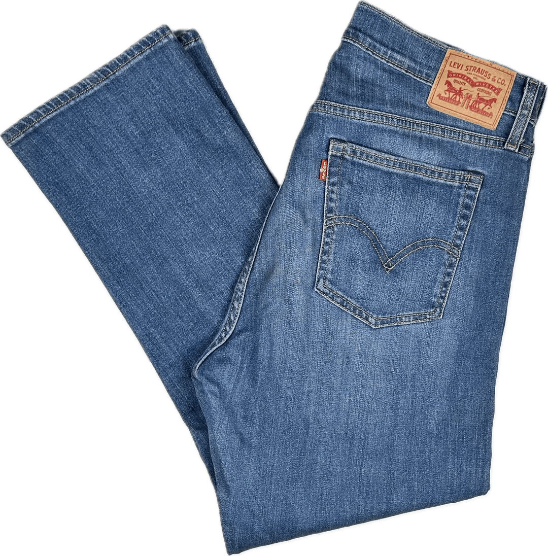Levis ‘Wedgie Straight’ Ladies Stretch Denim Jeans - Size 31 - Jean Pool