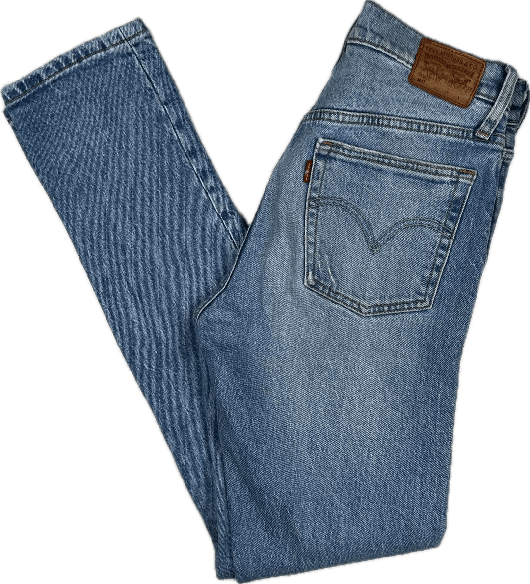 Levis 501 Classic Ladies Denim Jeans -Size 25/32