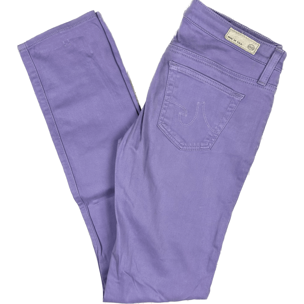 AG Adriano Goldschmied 'The Stilt' Lavender Cigarette Leg Jeans- Size 25R - Jean Pool
