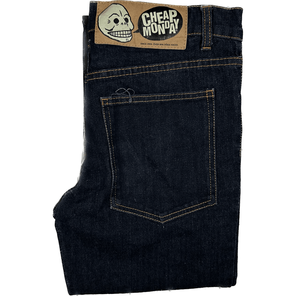 Cheap Monday 'Tight Original Unwash' Slim Fit Jeans - Size 32/34 - Jean Pool