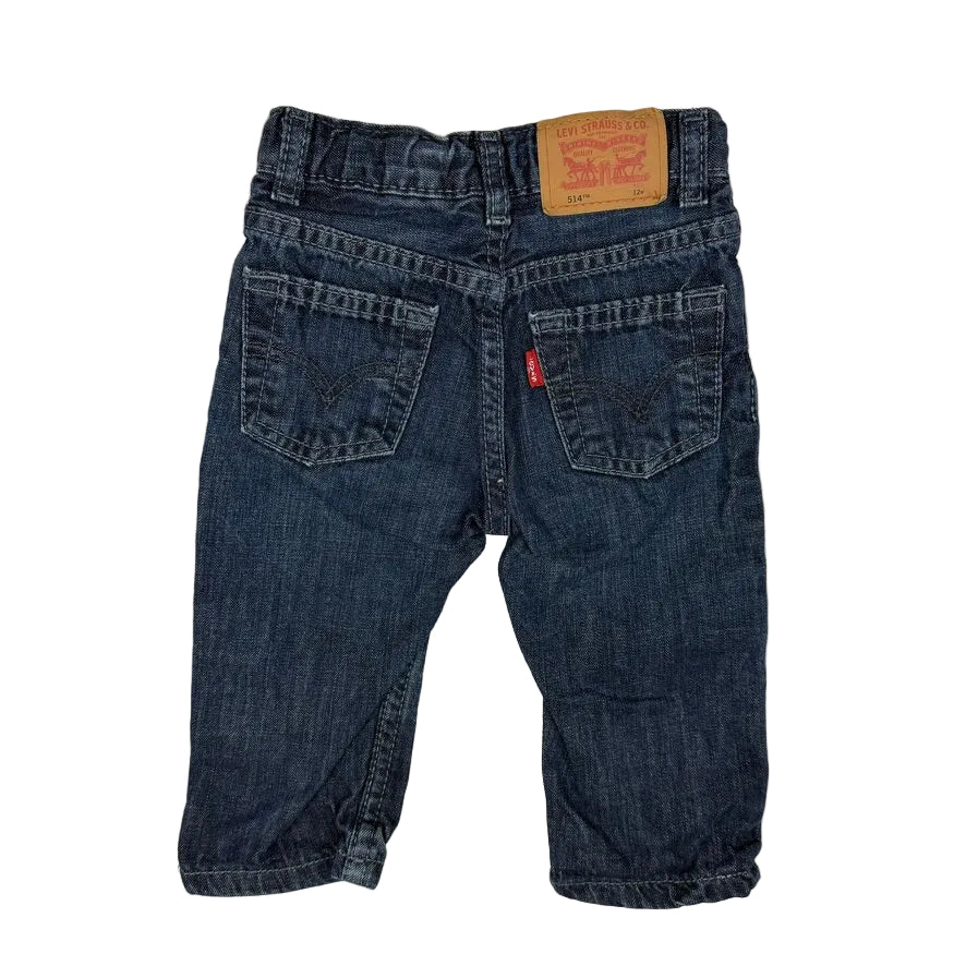 Levis 514 Toddler Classic Blue Jeans - Size 12M
