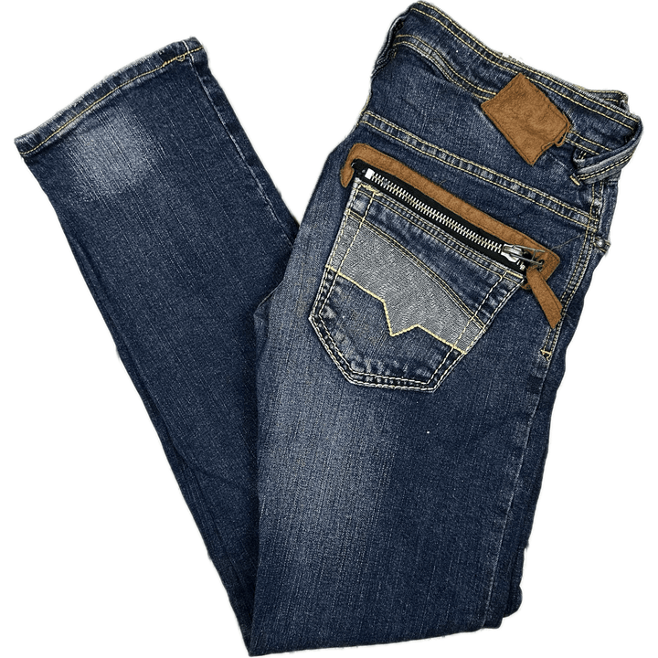 Diesel 'Slammer' Denim Straight Leg Jeans -Size 30/32 - Jean Pool