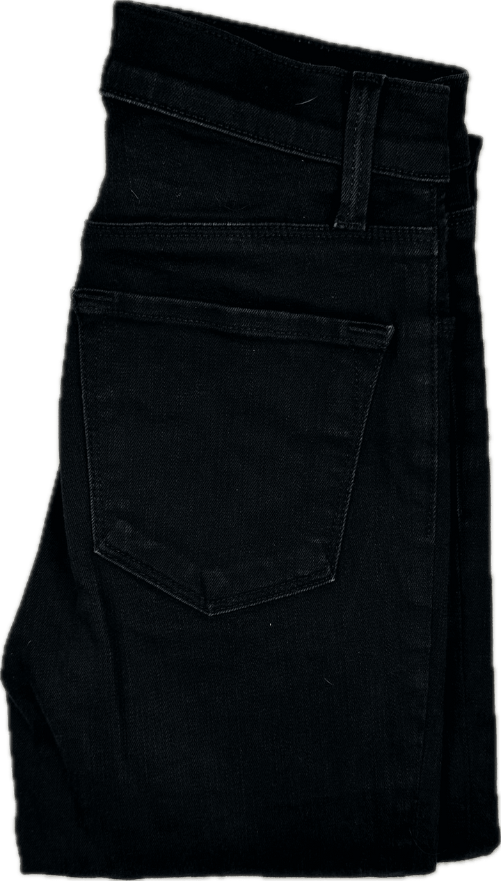 J Brand 'Maria' High Skinny Vanity Black Jeans- Size 24 - Jean Pool