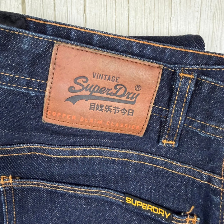Superdry Mens Stretch 'Corporal Slim' Jeans - Size 32R