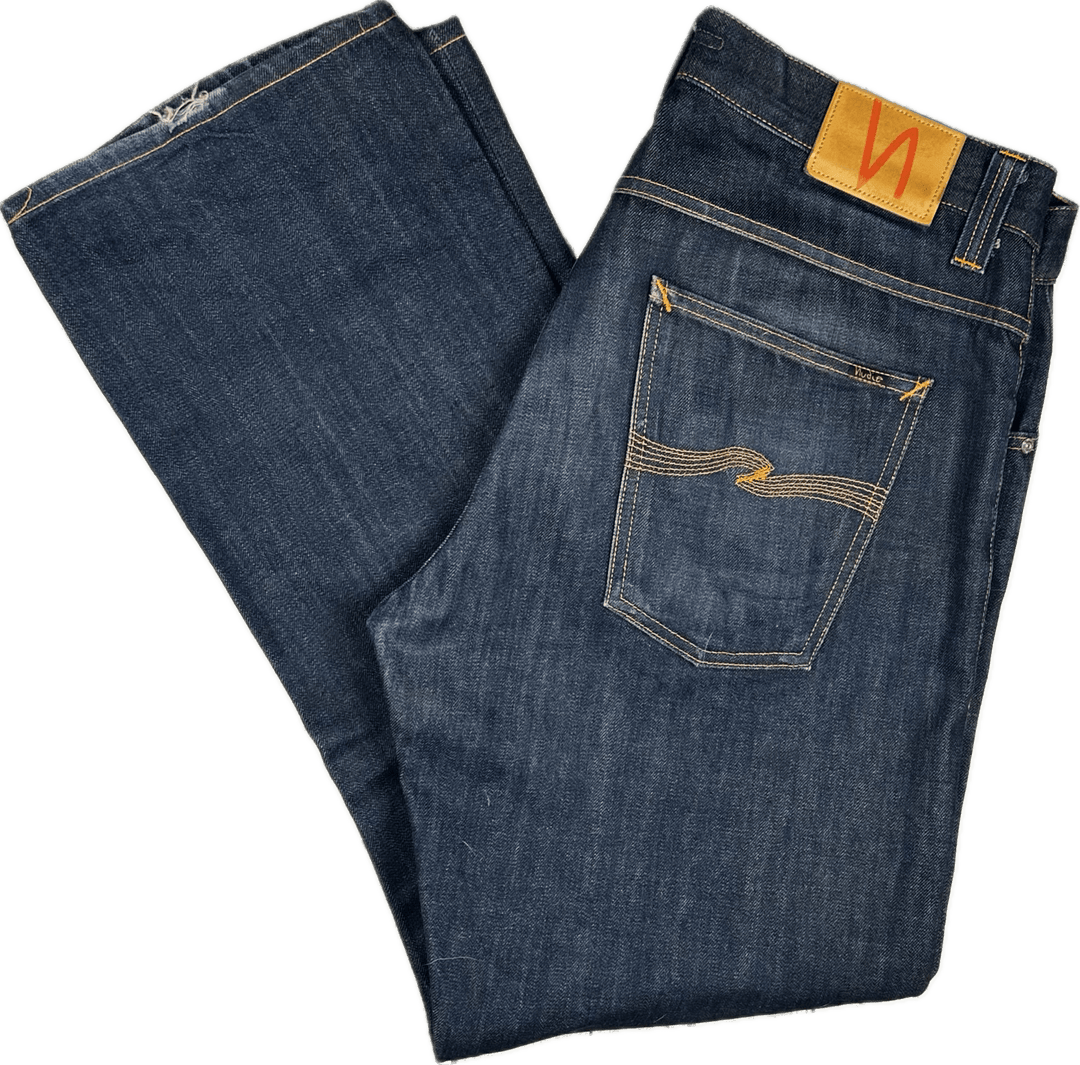 Nudie Jeans Co. 'Average Joe' Dry Selvage Jeans - Size 36/32 - Jean Pool